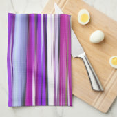 Linge De Cuisine Abstrait #2 : Flou pourpre (Quart Plié)