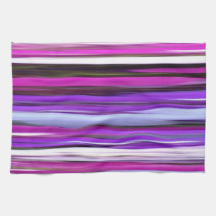 Linge De Cuisine Abstrait #2 : Flou pourpre