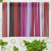 Linge De Cuisine Abstrait #2 : Flou rouge (Plié)