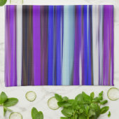 Linge De Cuisine Abstrait #2 : Flou ultraviolet (Plié)
