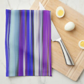 Linge De Cuisine Abstrait #2 : Flou ultraviolet (Quart Plié)