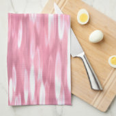Linge De Cuisine Abstrait #3 : Brillant rose (Quart Plié)