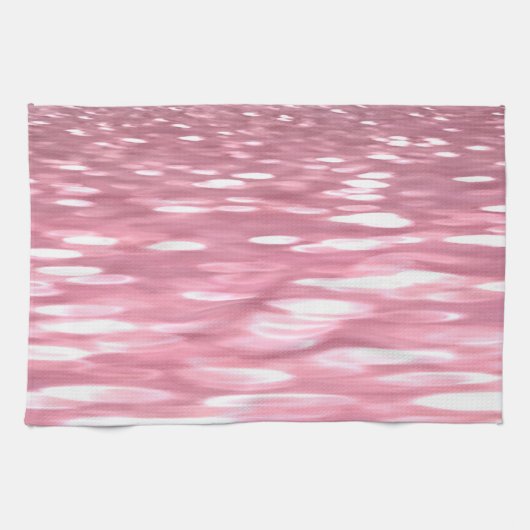 Linge De Cuisine Abstrait #3 : Brillant rose (Horizontal)