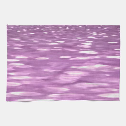 Linge De Cuisine Abstrait #3 : Lilac Shimmer (Horizontal)