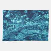 Linge De Cuisine Abstrait bleu (Horizontal)