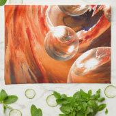 Linge De Cuisine Abstrait contemporain (Plié)