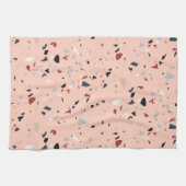 Linge De Cuisine Abstrait moderne Terrazzo Motif du milieu du siècl (Horizontal)