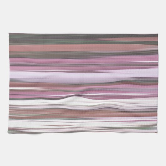 Linge De Cuisine Abstrait n° 2 : flou rose (Horizontal)