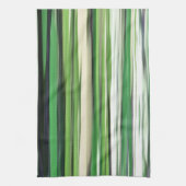 Linge De Cuisine Abstrait n° 2 : Flou vert (Vertical)