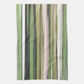Linge De Cuisine Abstrait n° 2 : Flou vert olive (Vertical)
