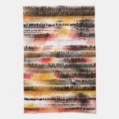 Linge De Cuisine Abstrait rayé de papier découpé (Vertical)