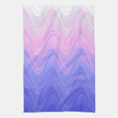 Linge De Cuisine Abstrait rose vif et violet (Vertical)