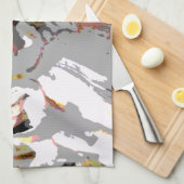 Linge De Cuisine Abstrait Sea Shell (Quart Plié)