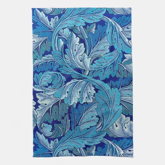 Linge De Cuisine Acanthus Blue, William Morris (Vertical)