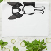 Linge De Cuisine Accent Terrier de Boston à la maison (Plié)