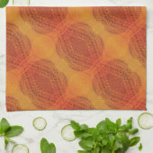 Linge De Cuisine Acceptation | Médaillons de saumons rouges orange  (Plié)