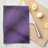 Linge De Cuisine Acceptation | Motif Boho violet écectique (Quart Plié)