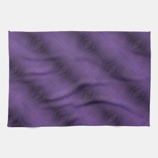 Linge De Cuisine Acceptation | Motif Boho violet écectique (Horizontal)