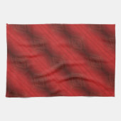 Linge De Cuisine Acceptation | Motif de Boho Eclectique Rouge (Horizontal)