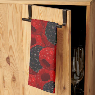 Linge De Cuisine Accueil Canning Fruit Thème Mixte Berries Motif