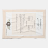 Linge De Cuisine Accueil de la recette familiale (Horizontal)