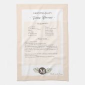 Linge De Cuisine Accueil de la recette familiale (Vertical)