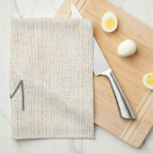 Linge De Cuisine Accueil moderne Linge naturel Texture INITIAL Chic (Quart Plié)