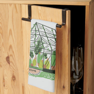 Linge De Cuisine Accueil Plantes De Cactus Botaniques De Maison Ver