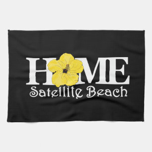 Linge De Cuisine ACCUEIL Satellite Beach Hibiscus jaune