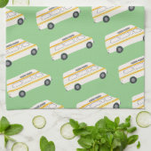 Linge De Cuisine ACCUEIL SWEET ACCUEIL Retro Campervan Motorhome RV (Plié)