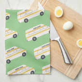 Linge De Cuisine ACCUEIL SWEET ACCUEIL Retro Campervan Motorhome RV (Quart Plié)