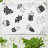 Linge De Cuisine Acorns et feuille (Plié)