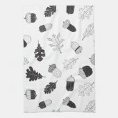 Linge De Cuisine Acorns et feuille (Vertical)