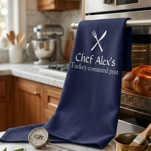 Linge De Cuisine Action de grâce « Poste de commandement de dinde »