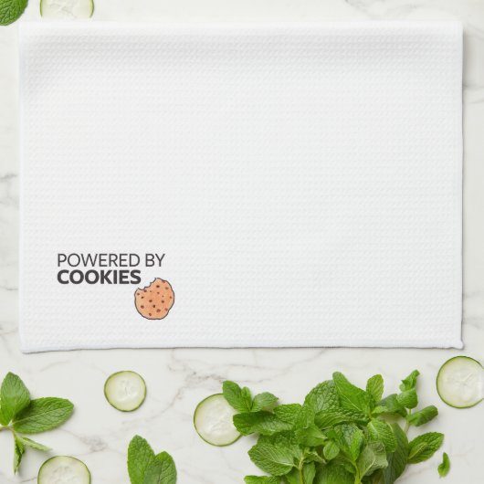 Linge De Cuisine Actionné par des biscuits (Plié)