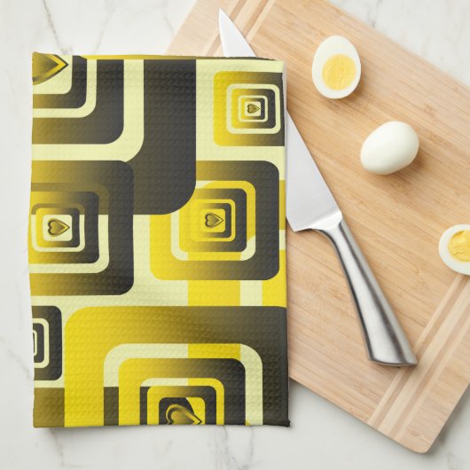 Linge De Cuisine Activate My Heart Pattern (Quart Plié)