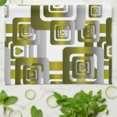 Linge De Cuisine Activate My Heart Pattern Silver (Plié)
