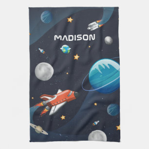 Linge De Cuisine Activité spatiale moderne dans la Galaxie