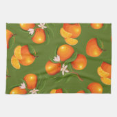 Linge De Cuisine Actualisation des grands Motifs Oranges (Horizontal)