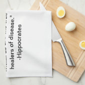 Linge De Cuisine Acuponcture collante (Quart Plié)