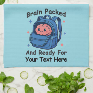 Linge De Cuisine Adaptable "Prêt pour le cerveau"