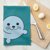 Linge De Cuisine Adorable Baby Seal (Quart Plié)