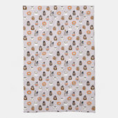 Linge De Cuisine Adorable Chouette d'Halloween Motif (Vertical)