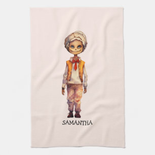 Linge De Cuisine Adorable Kid Zombie - Jolie Halloween