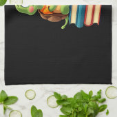 Linge De Cuisine Adorable Turtle Reading Books (4) (Plié)