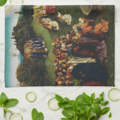 Linge De Cuisine Adoration de l'agneau par Jan van Eyck (Plié)