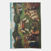 Linge De Cuisine Adoration de l'agneau par Jan van Eyck (Vertical)