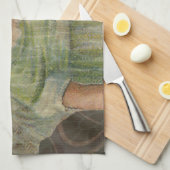 Linge De Cuisine Adoucissez - l'ange de petite fille jouant un (Quart Plié)