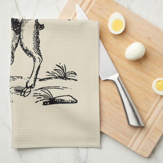 Linge De Cuisine Aegopithecus, Pan, Devil (Quart Plié)