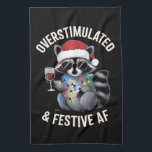 Linge De Cuisine AF Raccoon Espresso Lover surstimulé et festif<br><div class="desc">AF Raccoon Espresso Martini surstimulé et festif</div>